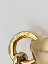 Load image into Gallery viewer, 0749: Vintage: Heavy 9ct Gold 7 Purple Amethysts Link Bracelet (20cm) - splendid