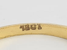Cargar imagen en el visor de la galería, 0567: Vintage & Old 18ct Gold Rubies Diamonds Ring- splendid