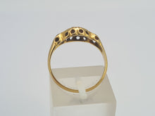 Cargar imagen en el visor de la galería, 0668: Antique: 18ct Gold Rubies Diamonds Dress Ring- Date- Mark 1911