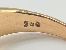 Load image into Gallery viewer, 6214 Vintage: 18ct Gold Art Deco Style Rubies Diamonds Cocktail Ring