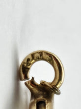 Load image into Gallery viewer, 0854: Vintage: Rare; 9ct Gold Necklace (40cm( Golden Cultured Pearl Pendant- lovely combination