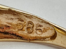 Load image into Gallery viewer, 6312 Vintage; 14ct Gold 13 Tanzanite 14 Diamonds Cocktail Ring- very fine example