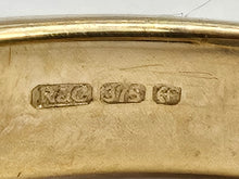 Cargar imagen en el visor de la galería, 0695: Vintage: 9ct Gold Light Blue Chalcedony Diamonds Cocktail Ring - Dreamy combination