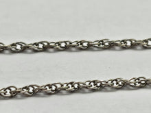 Load image into Gallery viewer, 0688: Vintage: 14ct White Gold necklace (46cm) Star Ruby Diamond Pendant- splendid