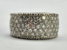 Cargar imagen en el visor de la galería, 0572: Vintage: Magnificent 18ct White Gold (1.77ct)Diamonds Statement Ring- Date-Mark 1978