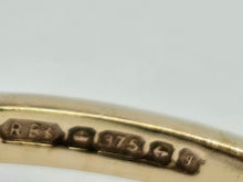 Cargar imagen en el visor de la galería, 0863 Vintage; 9ct Gold Cabochon-Cute Moonstone Ring-Date-Mark 1983