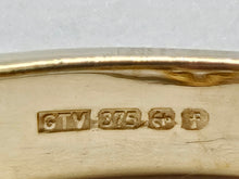 Load image into Gallery viewer, 0801: Vintage: 9ct Gold Large Faceted Cut Pink Morganite Cocktail Ring