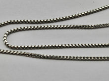 Load image into Gallery viewer, 0757:Vintage: 18ct White Gold Necklace (40cm) Diamonds Cross Pendant- beautifully paired,