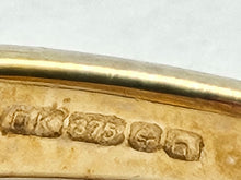 Load image into Gallery viewer, 1334: Vintage (1960's) 9ct Gold Cabochon White Opal Topaz Dress Ring- lovely combination