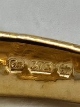 Load image into Gallery viewer, 0991 Vintage: Statement 9ct Gold 42 Yellow Diamonds Dress Ring