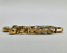 Load image into Gallery viewer, 1051: Vintage: 18ct Gold Large Heavy Diamond Pendulum Pendant - amazing,& very old
