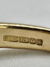 Cargar imagen en el visor de la galería, 1329: Vintage: 9ct Gold Emerald Cut Ametrine Diamonds Cocktail Ring