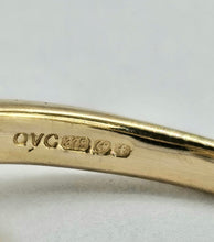 Load image into Gallery viewer, 6291 Vintage: 9ct Gold 15 Green Diopside Geometric Set Ring