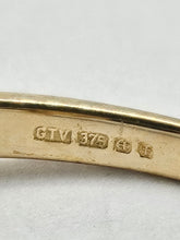 Cargar imagen en el visor de la galería, 1323: Vintage: 9ct Gold Australian Blue Sapphire Art Deco Style Ring