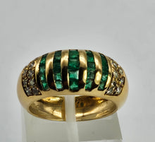 Load image into Gallery viewer, 6304 Vintage: 18ct Gold Art Deco Style Cocktail Ring- exquisite statement