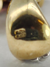 Load image into Gallery viewer, 0902: Vintage: 9ct Mixed Gold Garnets Diamonds Pendant- lovely symmetry, nice weight