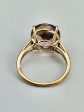 Cargar imagen en el visor de la galería, 1414: Vintage; 9ct Gold Round Cut Ametrine Cocktail Ring- exquisite