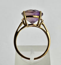 Cargar imagen en el visor de la galería, 1414: Vintage; 9ct Gold Round Cut Ametrine Cocktail Ring- exquisite