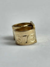 Load image into Gallery viewer, 1089: Vintage: 9ct Gold Amethyst Drop/Dangle Stud Earrings