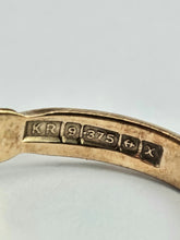 Load image into Gallery viewer, 6336 Vintage; 9ct Gold 5 White Opals Dress Ring-From 1972