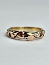 Cargar imagen en el visor de la galería, 1408: Vintage: 9ct Rose & Yellow Gold Clogau "Tree of Life" Ring- superb