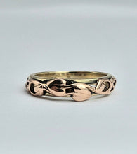 Cargar imagen en el visor de la galería, 1408: Vintage: 9ct Rose & Yellow Gold Clogau "Tree of Life" Ring- superb