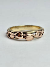 Cargar imagen en el visor de la galería, 1408: Vintage: 9ct Rose & Yellow Gold Clogau "Tree of Life" Ring- superb