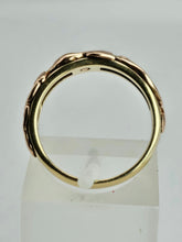 Cargar imagen en el visor de la galería, 1408: Vintage: 9ct Rose & Yellow Gold Clogau "Tree of Life" Ring- superb