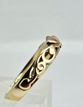 Cargar imagen en el visor de la galería, 1408: Vintage: 9ct Rose & Yellow Gold Clogau "Tree of Life" Ring- superb