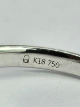 Cargar imagen en el visor de la galería, 1500: Vintage: 18ct White Gold Ruby Dress/Stacker  Ring- petite, cute, sparkly