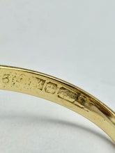 Load image into Gallery viewer, 6354 Vintage: 18ct Gold Pyrobe Garnet Diamonds Flower Head Ring- exceptional