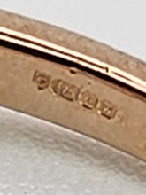 Load image into Gallery viewer, 6351 Vintage: 9ct Rose Gold Champagne Diamonds Stacker/Dress Ring