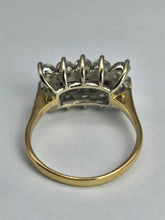 Cargar imagen en el visor de la galería, 1670: Vintage: 18ct Gold Rubies Diamonds Cocktail Ring- Exceptional