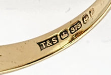 Load image into Gallery viewer, 6359 : Vintage: 9ct Gold 13 Navette Set Garnets Cluster Ring- From 1977