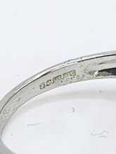 Load image into Gallery viewer, 1583: Vintage: 9ct White Gold Red & Demantoid Garnets Cocktail Ring- superb combination