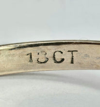 Load image into Gallery viewer, 1677: Vintage; 18ct White Gold French Blue Sapphire Diamonds (1.2ct) Diana Cluster Ring.