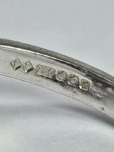 Load image into Gallery viewer, 1801: Vintage: 18ct Gold Blue Sapphires Diamonds Target Ring- a fabulous creation