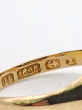 Load image into Gallery viewer, 1607: Antique: 15ct Gold Rubies Pearls Flowerhead Cluster Ring- From 1922- Remarkable