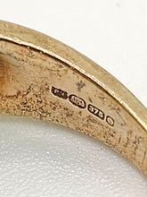 Load image into Gallery viewer, 1755: Vintage: 9ct Gold 27 Round Full Cut Diamonds Ring-substantial, natural, sparkling ring- splendid