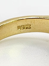 Load image into Gallery viewer, 1802: Vintage: 18ct Gold French Blue Sapphirea Diamonds Trilogy Ring - a substantial sparkling beauty.