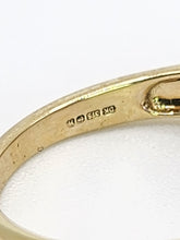 Cargar imagen en el visor de la galería, 1031: Vintage 9ct Gold Amethyst Diamonds Openwork Dress Ring- sparkling design