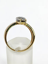Load image into Gallery viewer, 1791: Vintage: 9ct Gold Tri-Coloured & Glacier White Topaz Cocktail Ring- a beauty