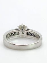 Load image into Gallery viewer, 1703: Vintage: 14ct White Gold Diamonds (1.4ct) Ring- , (0.8ct Centre stone)