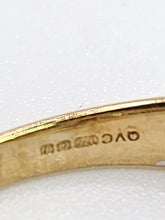 Load image into Gallery viewer, 1841: Vintage: 9ct Gold Tanzanites Diamonds Crossover Cocktail Ring- sparkling symmetry