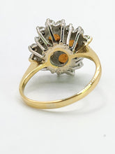 Load image into Gallery viewer, 1940: Vintage: 18ct Gold White Opals Diamonds (0.85ct) Cocktail Ring- Sensational