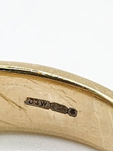 Load image into Gallery viewer, 1941: Vintage: 9ct Gold Champagne & White Diamonds Band- Geometric sparkler, nice weight