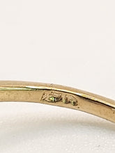 Load image into Gallery viewer, 1389: Vintage: 9ct Gold Blue & White Diamonds Ring- 60 sparkling natural diamonds