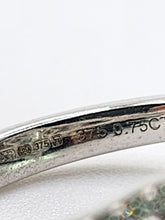 Load image into Gallery viewer, 1781: Vintage: 9ct White Gold Pink Morganite Pave Natural Diamonds (0.75ct) Dress Ring- Sparkling beauty