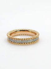 Load image into Gallery viewer, 2026: Vintage: 18ct Rose Gold 60 Diamonds Full-Eternity/Stacker Ring- Fabulous