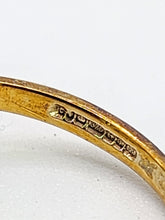 Load image into Gallery viewer, 1847: Vintage; 9ct Gold Oval Cabochon White Opal Solitaire- lovely colour play